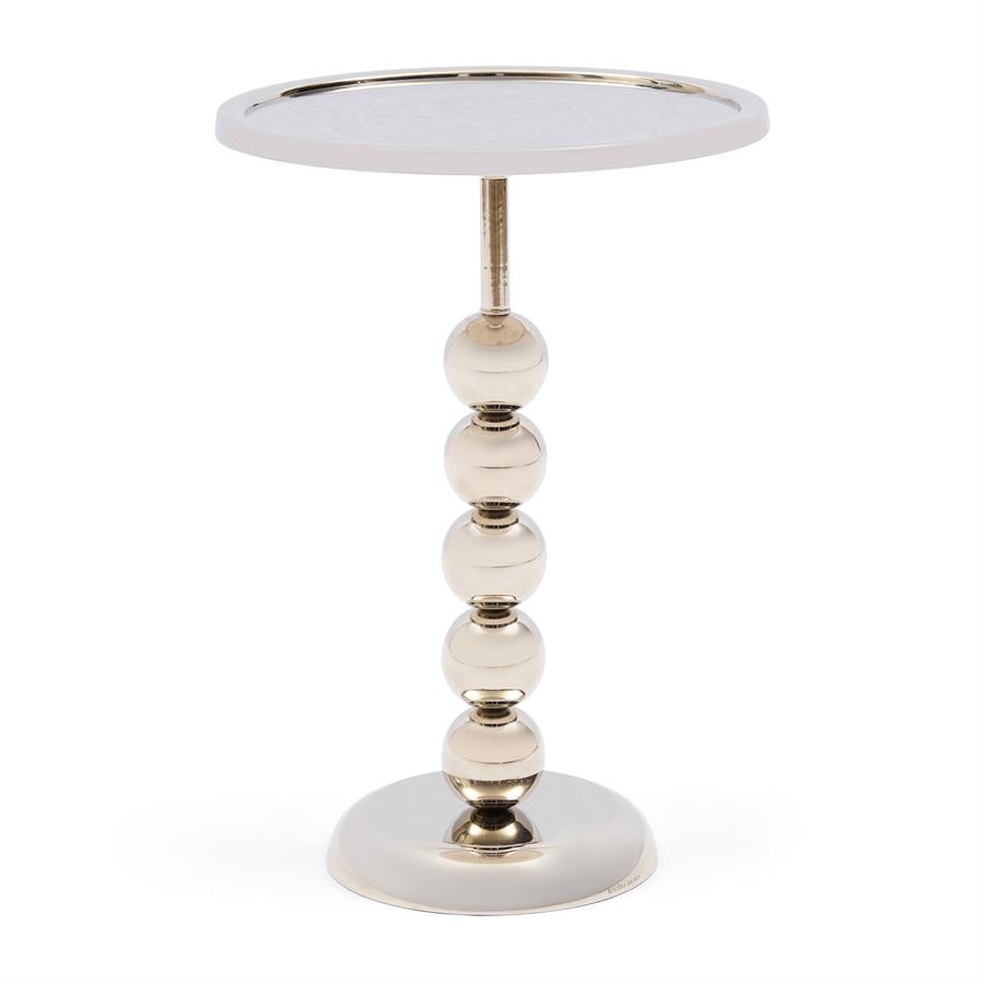Rivièra Maison Pena Palau Bijzettafel | Aluminium | H50 x D33 cm