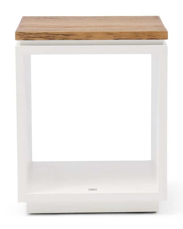 Rivièra Maison Lake House Bijzettafel | Eikenhout | H55xB45xD45 cm