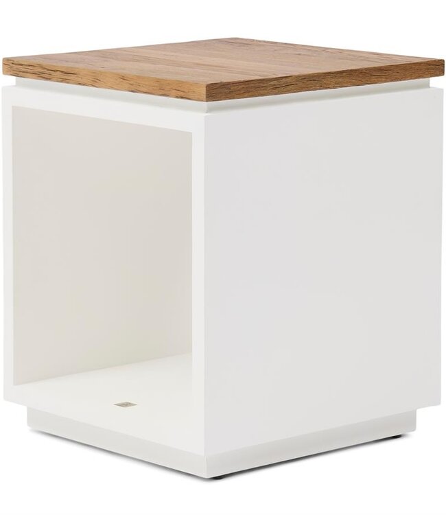 Rivièra Maison Lake House Bijzettafel | Eikenhout | H55xB45xD45 cm