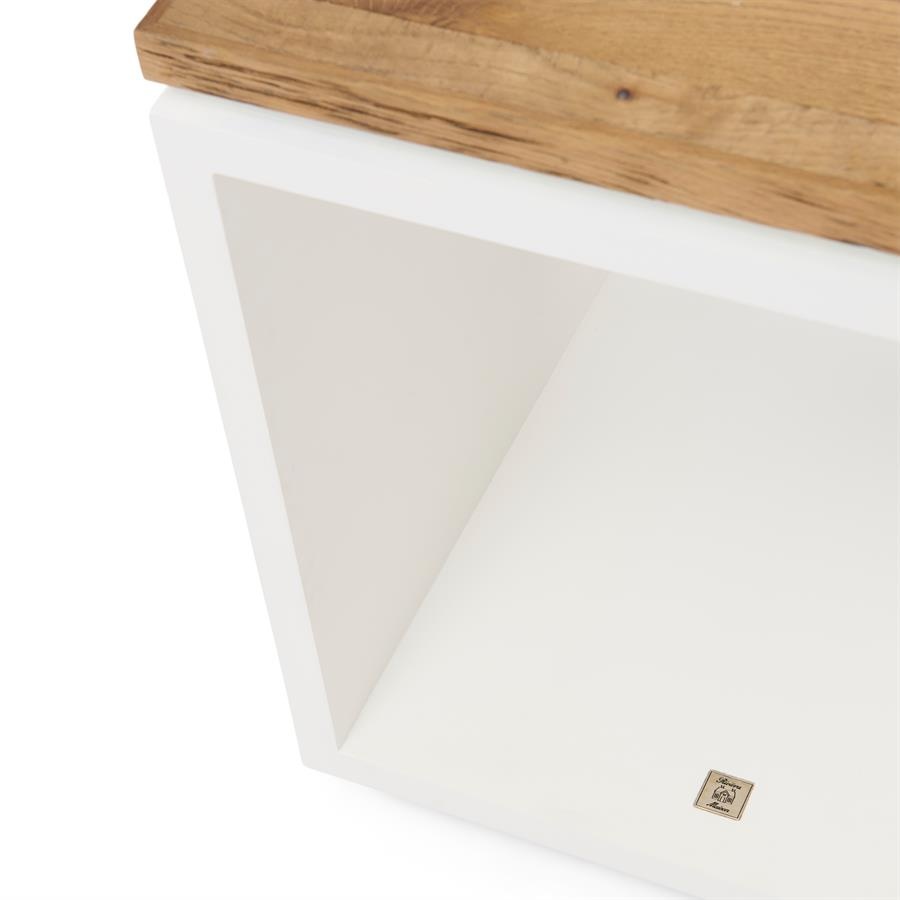 Rivièra Maison Lake House Bijzettafel | Eikenhout | H55xB45xD45 cm