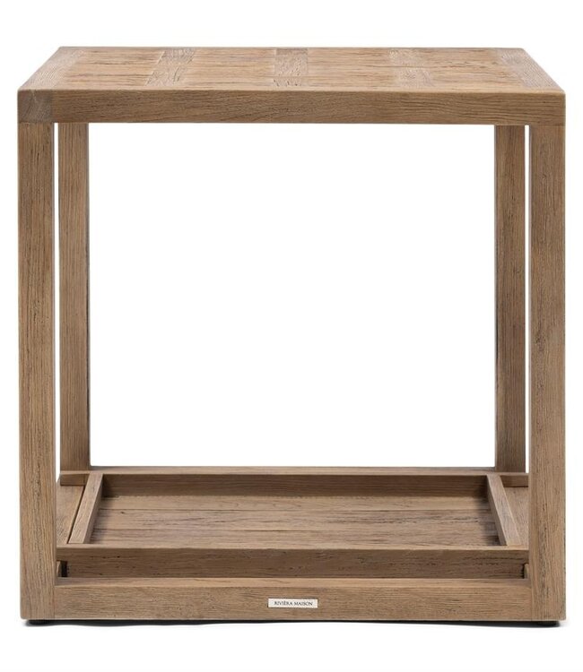 Rivièra Maison Fraser Island Bijzettafel | Eikenhout | H56xB55xD55 cm