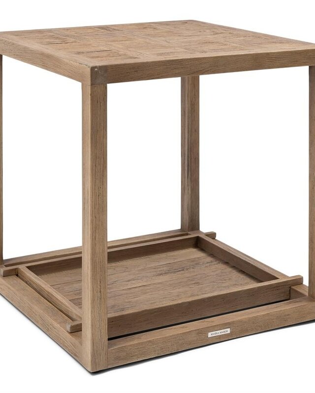 Rivièra Maison Fraser Island Bijzettafel | Eikenhout | H56xB55xD55 cm