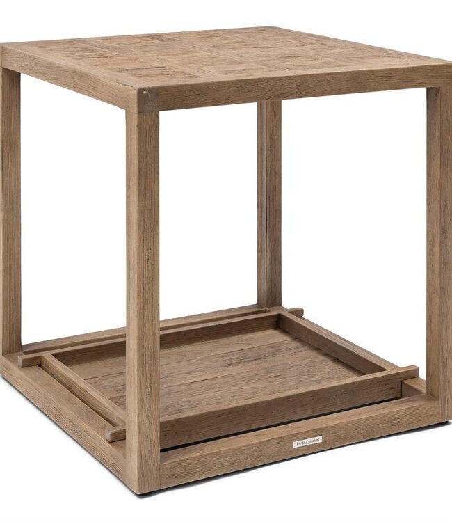 Rivièra Maison Fraser Island Bijzettafel | Eikenhout | H56xB55xD55 cm