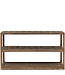 Rivièra Maison Fraser Island Wandtafel | Eiken | H90xB40xD150 cm