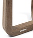 Rivièra Maison Casone Bijzettafel | Marmer, Eiken | H55xD60 cm