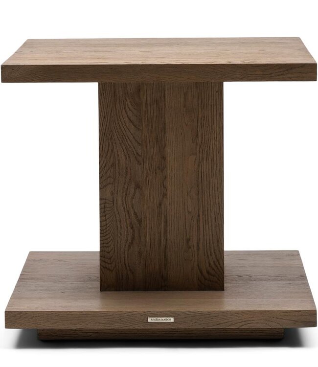 Rivièra Maison Vermont Bijzettafel | Eikenhout | H55xB60xD60 cm