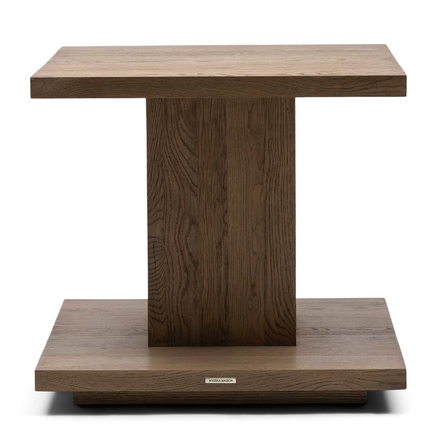 Rivièra Maison Vermont Bijzettafel | Eikenhout | H55xB60xD60 cm