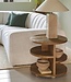 Rivièra Maison Del Rey Bijzettafel | Eikenhout | H55xD60 cm
