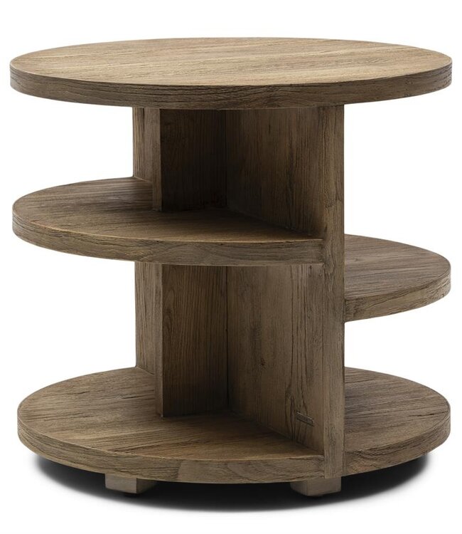 Rivièra Maison Del Rey Bijzettafel | Eikenhout | H55xD60 cm