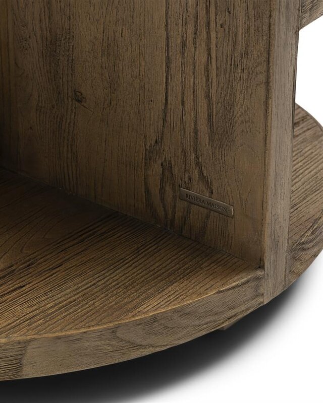 Rivièra Maison Del Rey Bijzettafel | Eikenhout | H55xD60 cm