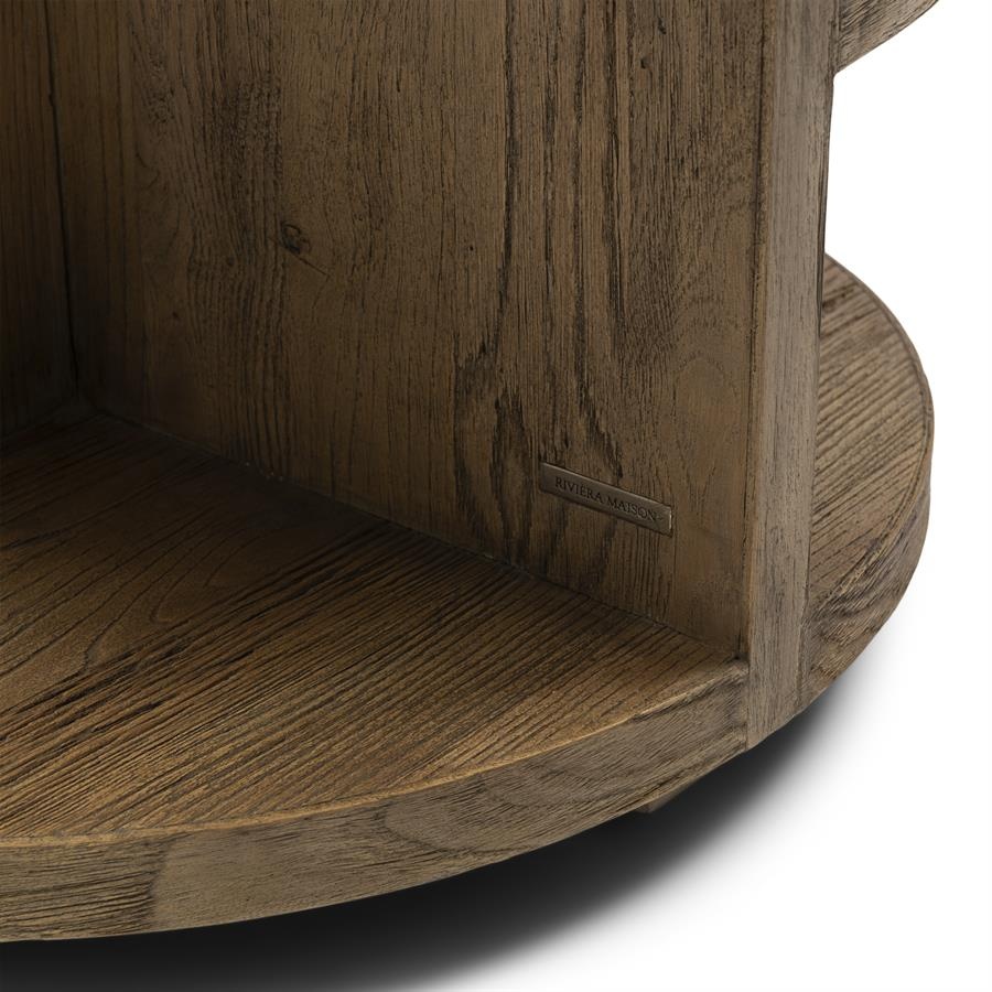 Rivièra Maison Del Rey Bijzettafel | Eikenhout | H55xD60 cm