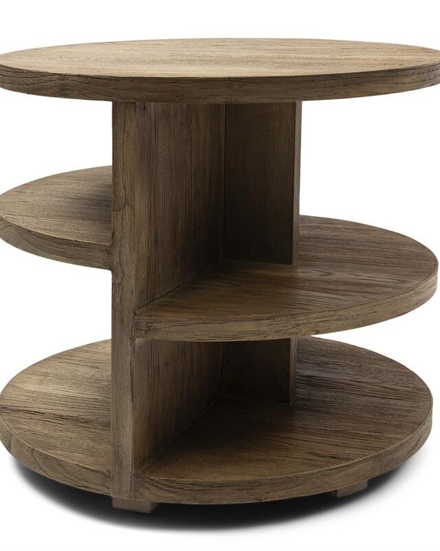 Rivièra Maison Del Rey Bijzettafel | Eikenhout | H55xD60 cm