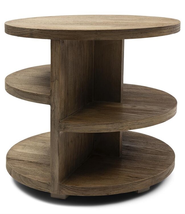 Rivièra Maison Del Rey Bijzettafel | Eikenhout | H55xD60 cm