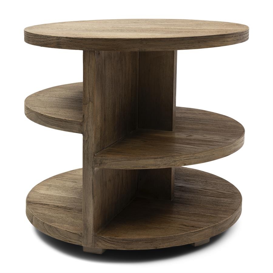 Rivièra Maison Del Rey Bijzettafel | Eikenhout | H55xD60 cm