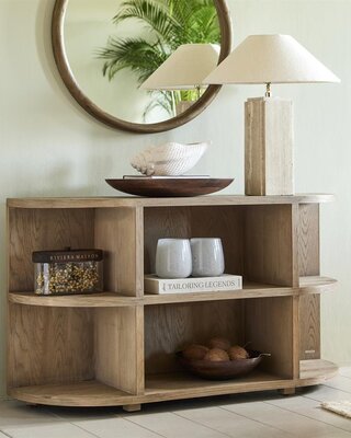 Rivièra Maison Del Rey Wandtafel | Eikenhout | H78xB40xD140 cm