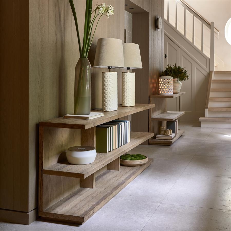 Rivièra Maison Vermont Wandtafel | Eikenhout | H72xB35xD180 cm