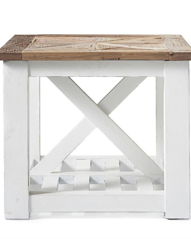 Rivièra Maison Chateau Chassigny Bijzettafel | H50xB60xD60 cm