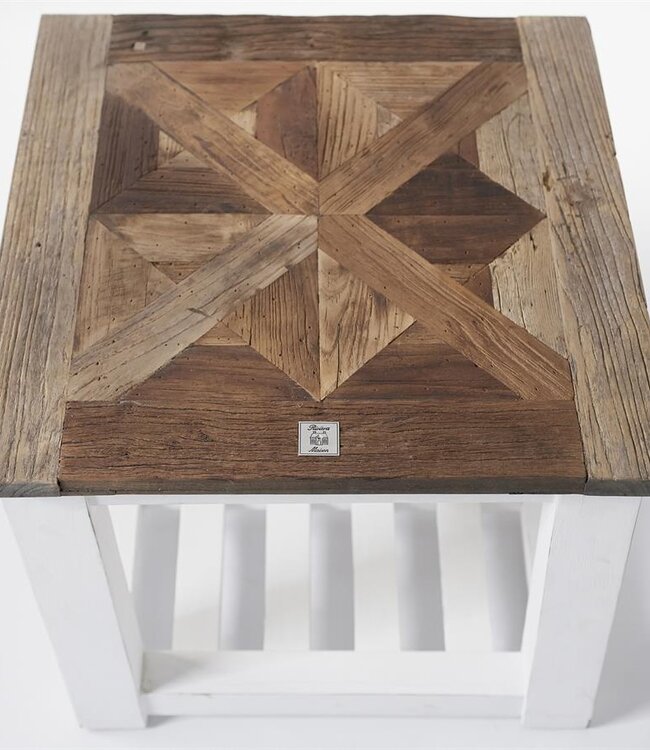 Rivièra Maison Chateau Chassigny Bijzettafel | H50xB60xD60 cm