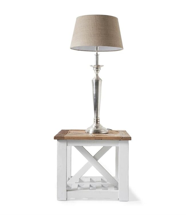 Rivièra Maison Chateau Chassigny Bijzettafel | H50xB60xD60 cm