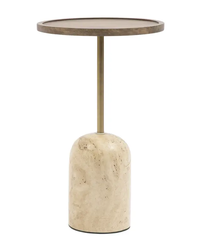Rivièra Maison Malibu Bijzettafel | Mangohout | H55 x D35 cm
