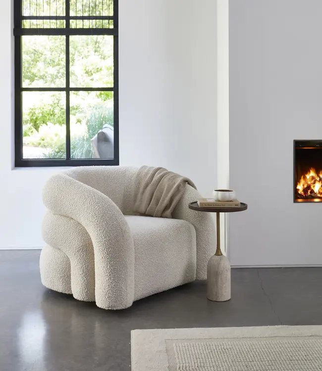 Rivièra Maison Malibu Bijzettafel | Mangohout | H55 x D35 cm