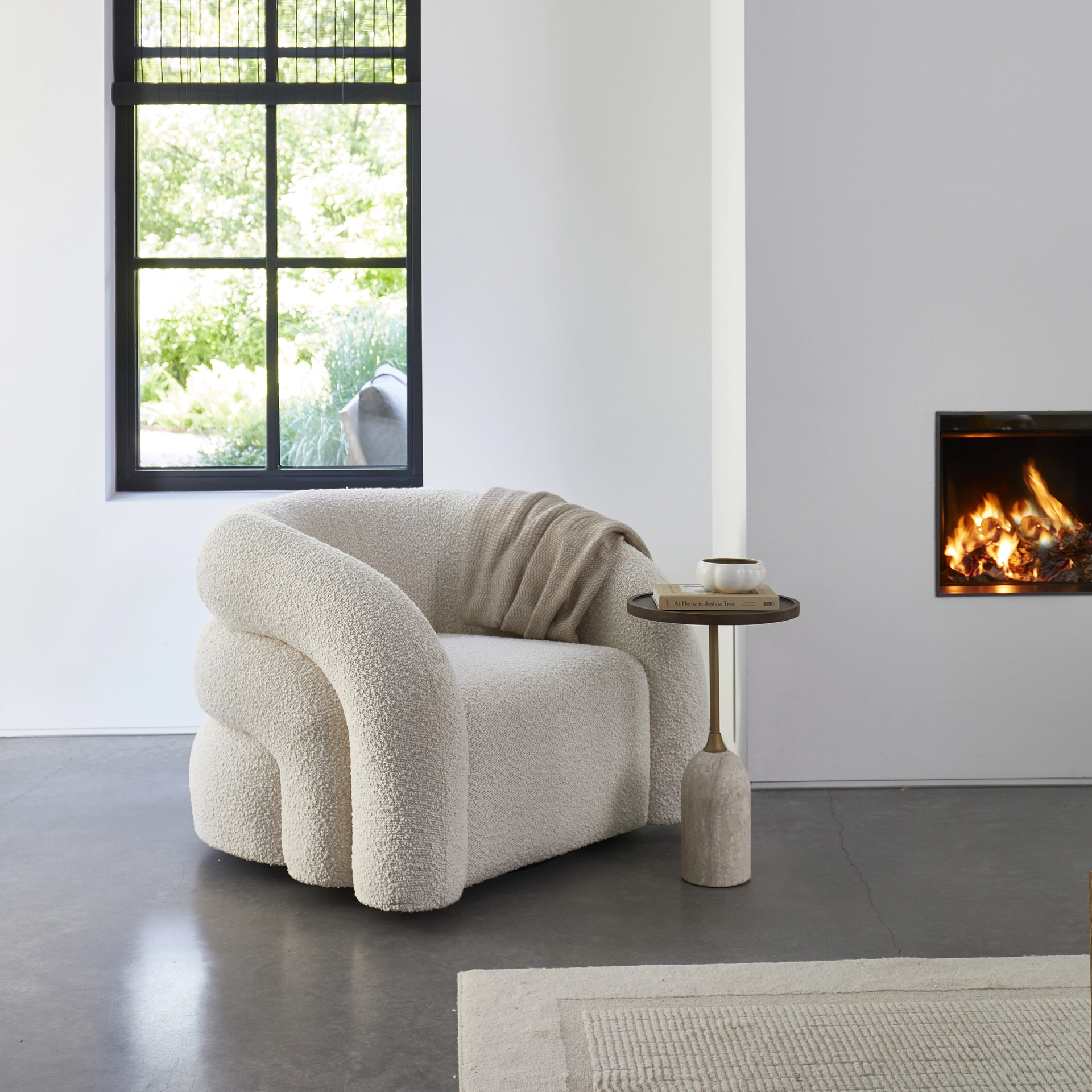 Rivièra Maison Malibu Bijzettafel | Mangohout | H55 x D35 cm