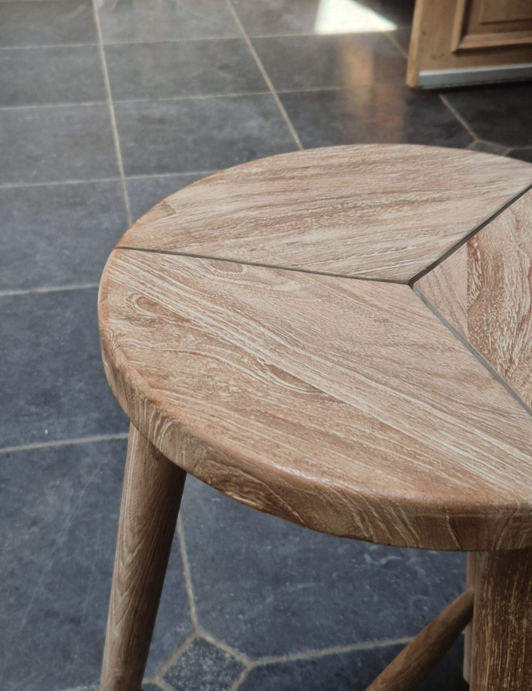 Gommaire Barstoel Asti | Teakhout | Naturel | H66xB45xD43,2 cm