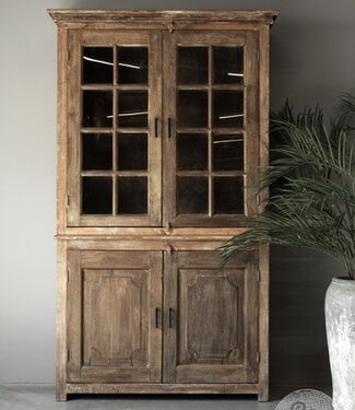 Be-Uniq 4-Deurs Vitrinekast | India | H240xB135xD38 cm
