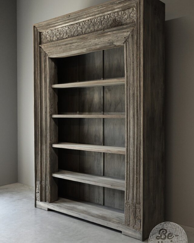 Be-Uniq Robuuste Boekenkast | India | H246xB170xD46 cm