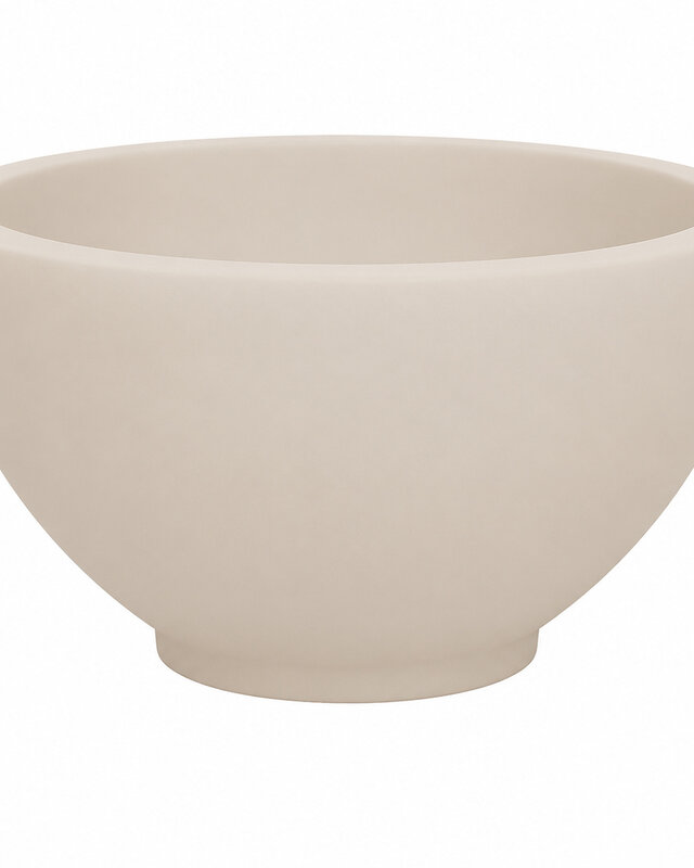 Wiesbaden Tessa waskom rond 20 x 11 cm solid surface beige