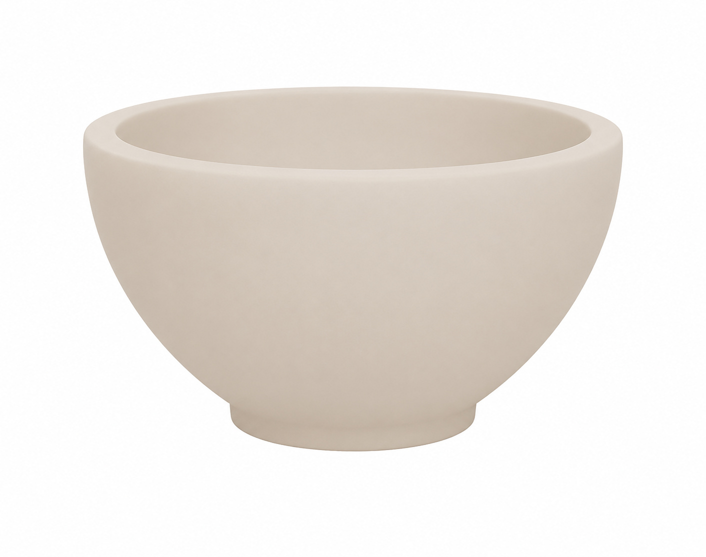 Wiesbaden Tessa waskom rond 20 x 11 cm solid surface beige