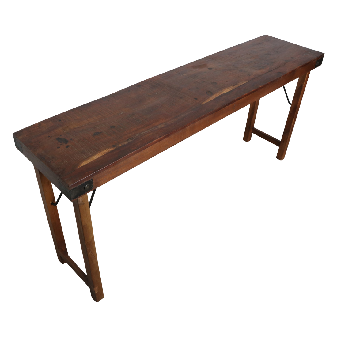 Raw Materials Amsterdam Inklapbare Tafel | Bruin | H76 x B165 x D40 cm