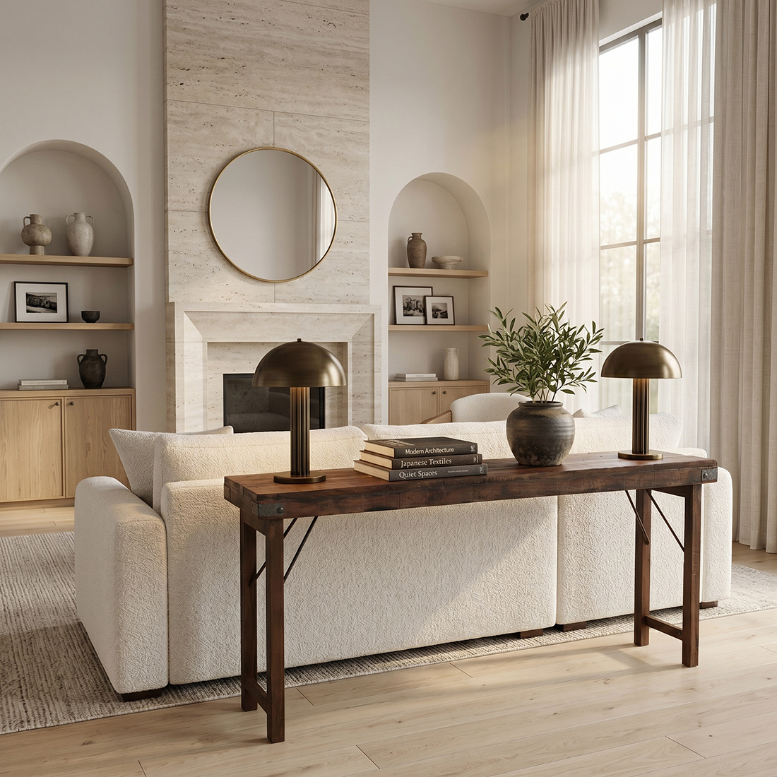 Raw Materials Amsterdam Inklapbare Tafel | Bruin | H76 x B165 x D40 cm