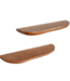 Starfurn Wandplank Live edge | 60 cm | Set van 2
