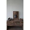Wandpaneel Met Vaas/Kruik | Houten Lijst | Nr 9 | H56xB35,5 cm