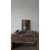 Wandpaneel Met Vaas/Kruik | Houten Lijst | Nr 10 | H56xB35,5 cm