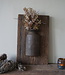 Rene Houtman Wandpaneel Met Vaas/Kruik | Houten Lijst | Nr 17 | H56xB36 cm
