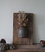 Rene Houtman Wandpaneel Met Vaas/Kruik | Houten Lijst | Nr 22 | H56xB35,5 cm