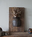 Rene Houtman Wandpaneel Met Vaas/Kruik | Houten Lijst | Nr 24 | H56xB35,5 cm