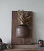 Rene Houtman Wandpaneel Met Vaas/Kruik | Houten Lijst | Nr 28 | H56xB35,5 cm