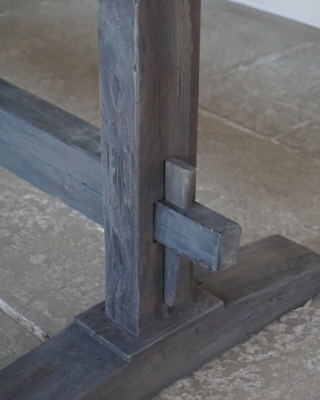 Luksa Home Collection Houten Eettafel Thomas | Antique Grey | Kies Maat