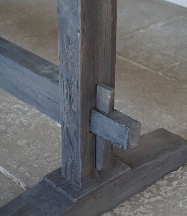 Luksa Home Collection Houten Eettafel Thomas | Antique Grey | Kies Maat