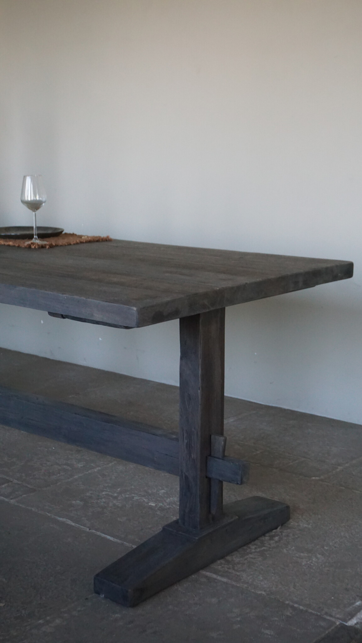 Luksa Home Collection Houten Eettafel Thomas | Antique Grey | Kies Maat