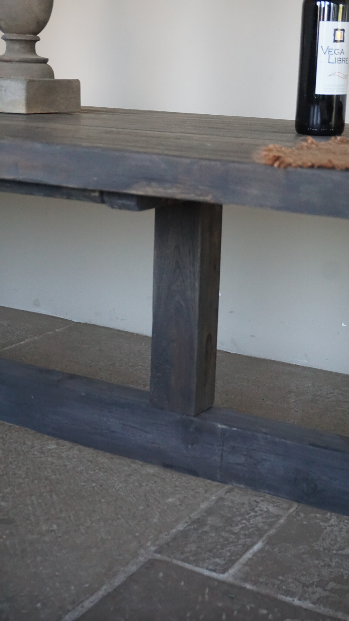 Luksa Home Collection Houten Eettafel Thomas | Antique Grey | Kies Maat