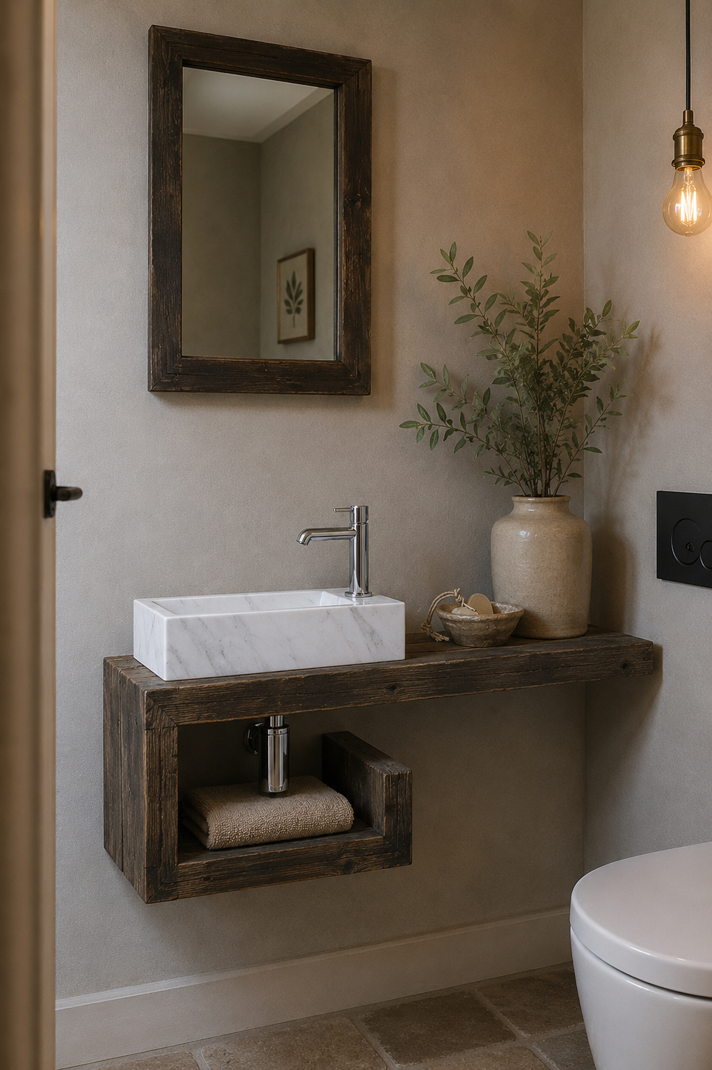 Rene Houtman Rosa - Fonteinmeubelset - Marmer - Chroom