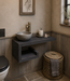 Rene Houtman Rosa - Fonteinmeubelset -  Black - Beton - Brons1