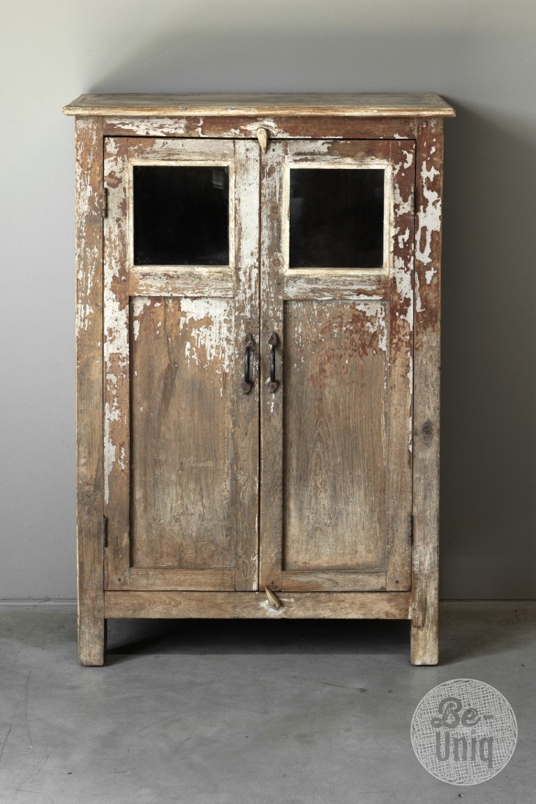 Be-Uniq Unieke Verweerde Kast | India | H100xB65xD33 cm