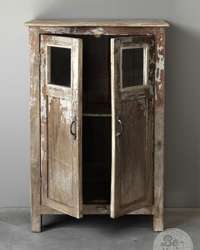 Be-Uniq Unieke Verweerde Kast | India | H100xB65xD33 cm