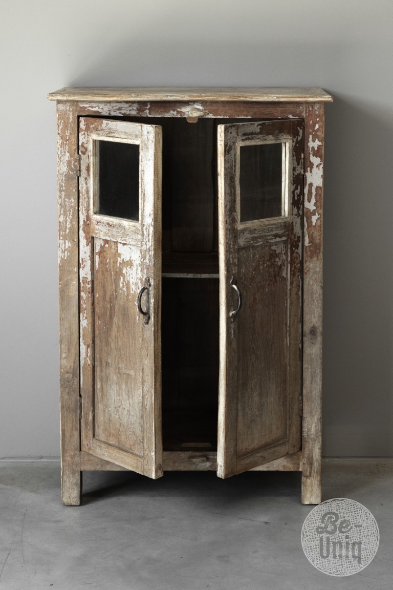 Be-Uniq Unieke Verweerde Kast | India | H100xB65xD33 cm