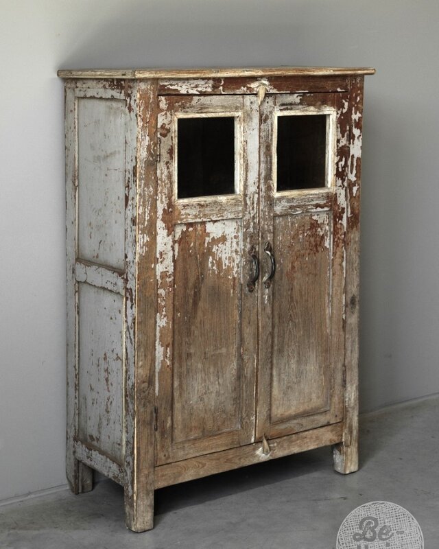 Be-Uniq Unieke Verweerde Kast | India | H100xB65xD33 cm